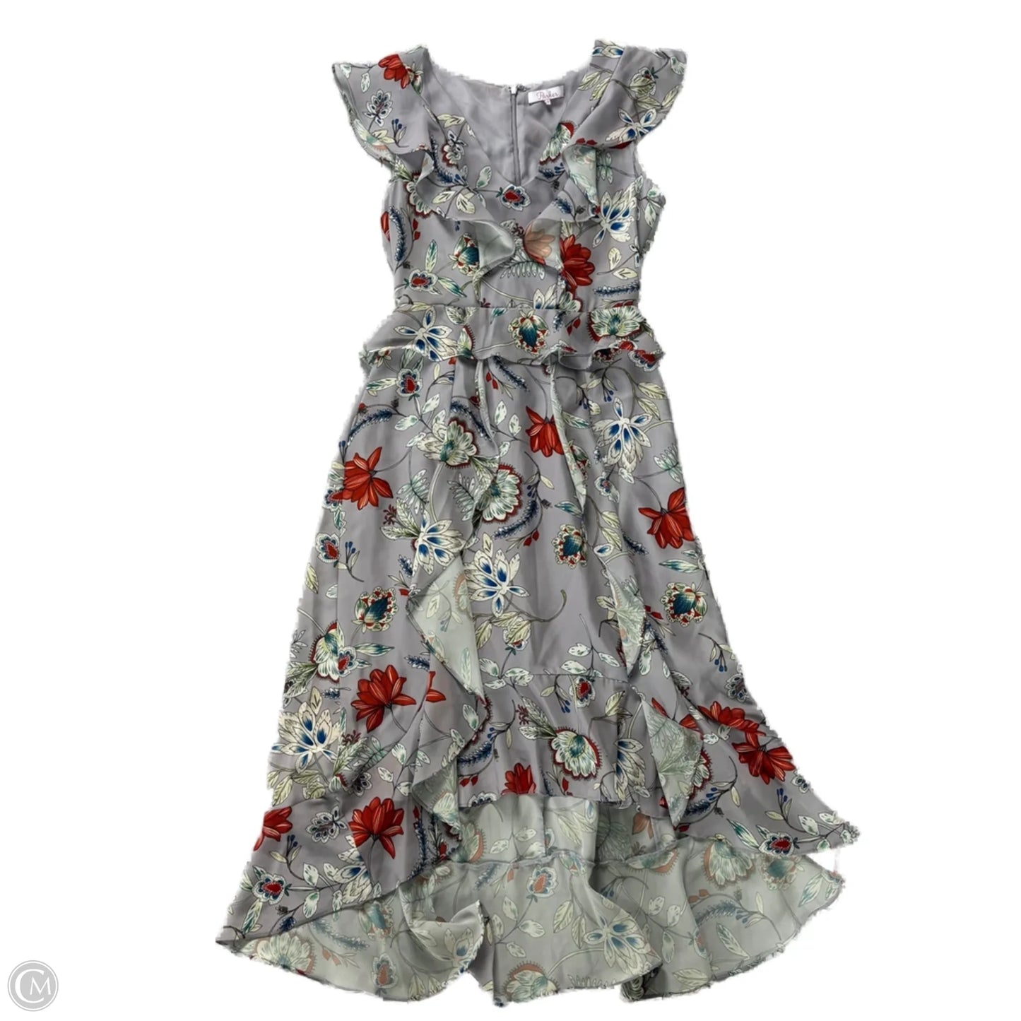 Dress Casual Midi By Parker In Floral Print, Size: Xs