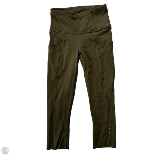 Athletic Leggings Capris By Lululemon In Green, Size: Xs