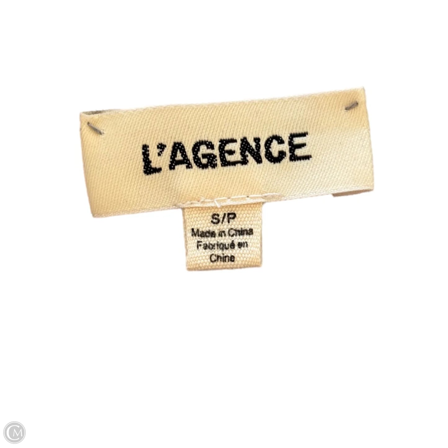 Blouse Long Sleeve By L Agence In Grey, Size: S