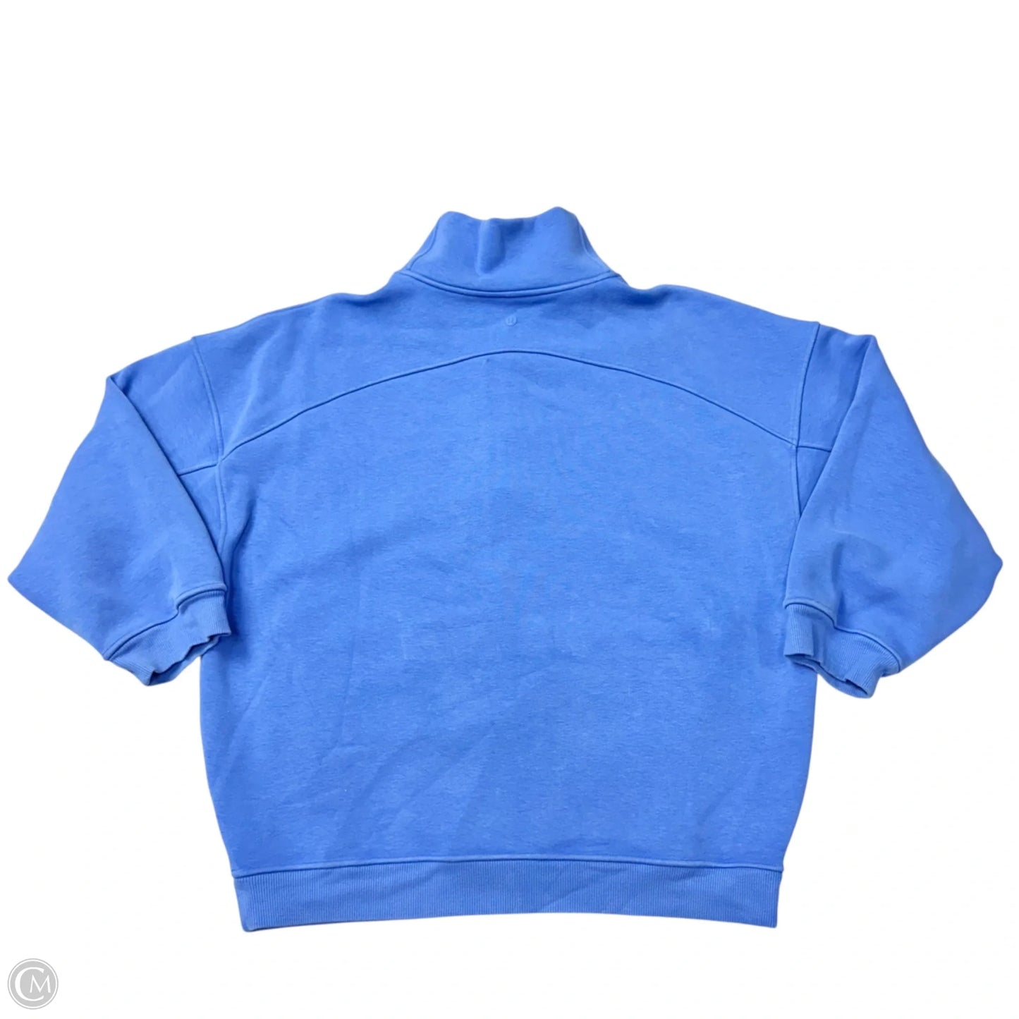 Athletic Sweatshirt Collar By Lululemon In Blue, Size: L