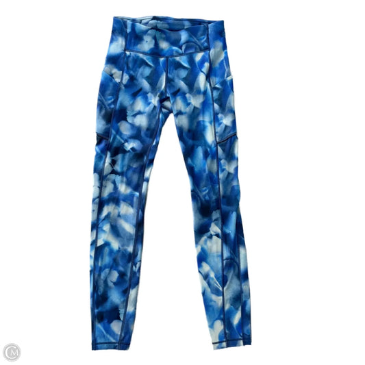 Athletic Leggings By Lululemon In Blue, Size: S