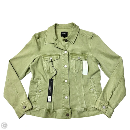 Jacket Denim By Liverpool In Green Denim, Size: M