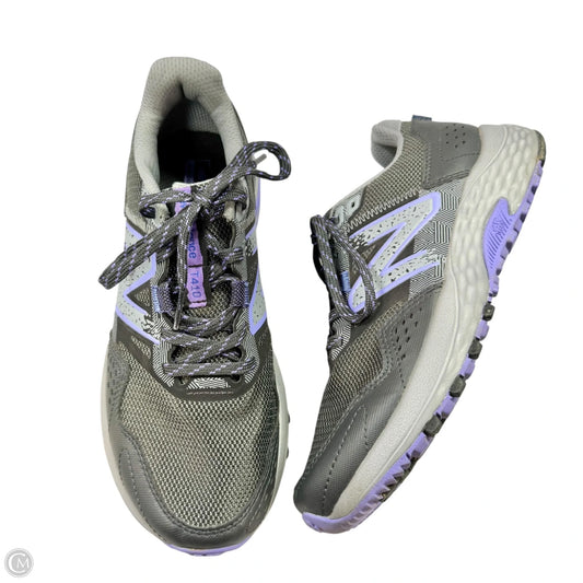Shoes Athletic By New Balance In Grey & Purple, Size: 7.5