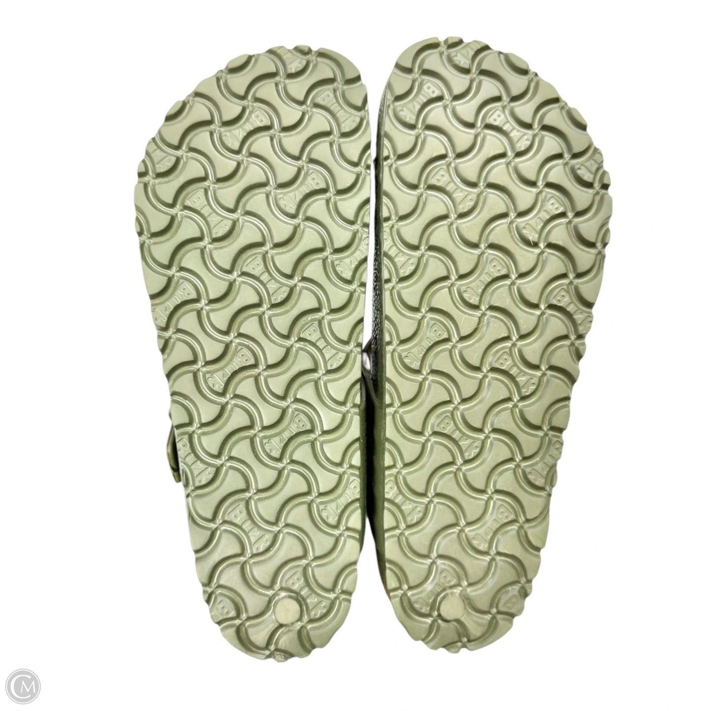 Sandals Flats By Birkenstock In Green, Size: 7