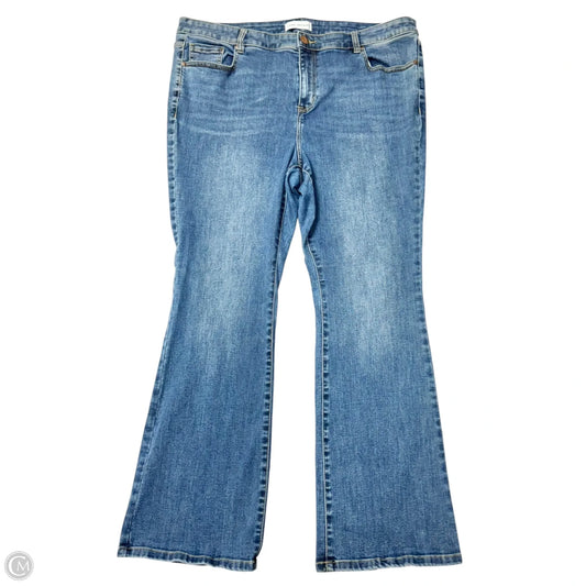 Jeans Straight By Lane Bryant In Blue Denim, Size: 20