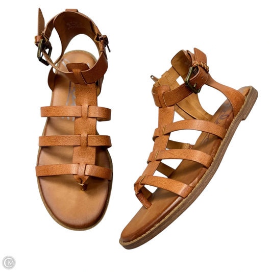 Sandals Flats By Zodiac In Brown, Size: 7