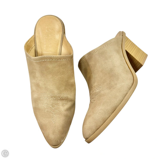 Shoes Heels Block By Lc Lauren Conrad In Taupe, Size: 9