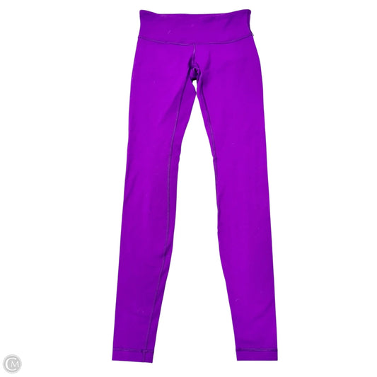 Athletic Leggings By Lululemon In Purple, Size: S