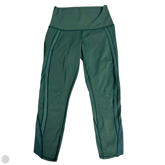 Athletic Leggings By Lululemon In Green, Size: S