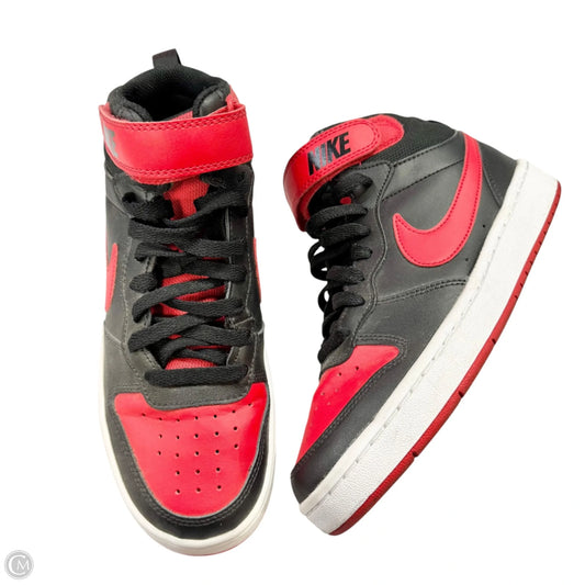 Shoes Sneakers By Nike In Black & Red, Size: 8.5
