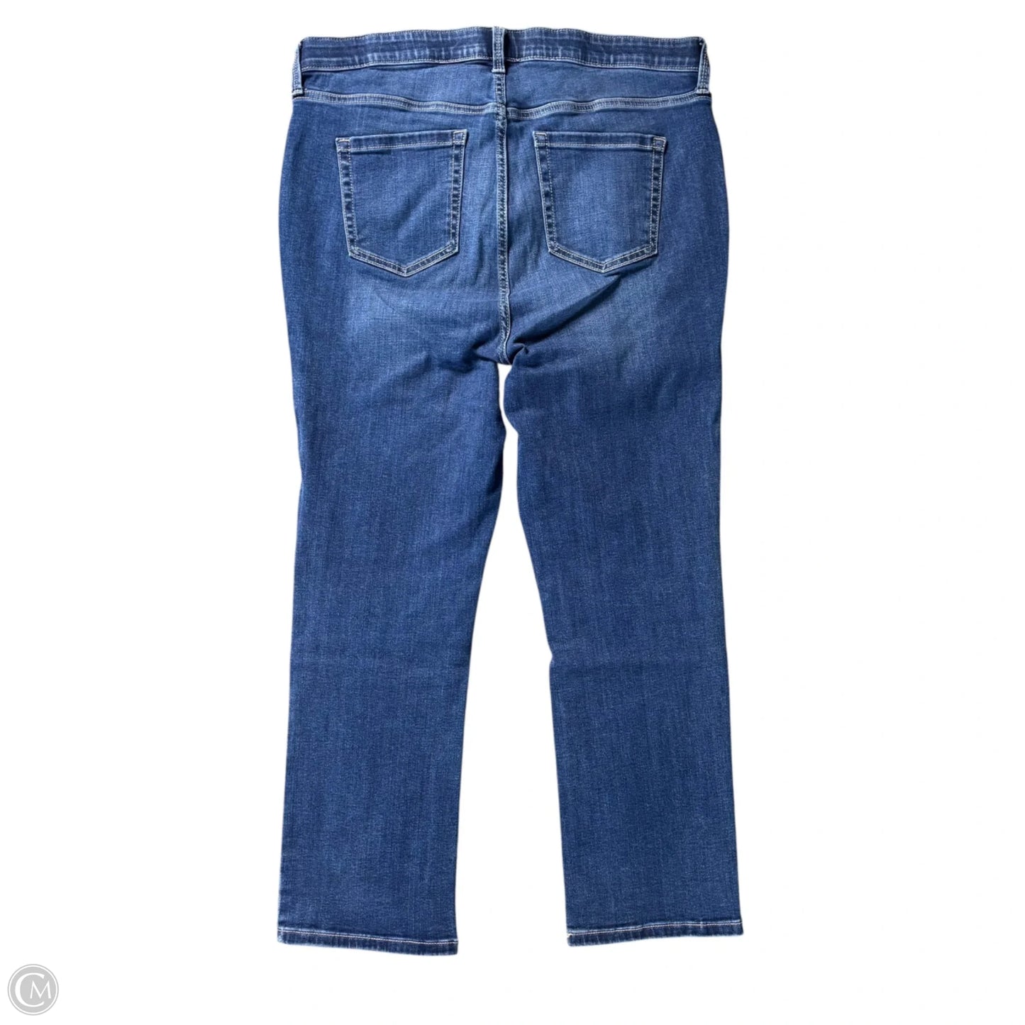 Jeans Straight By Torrid In Blue Denim, Size: 14