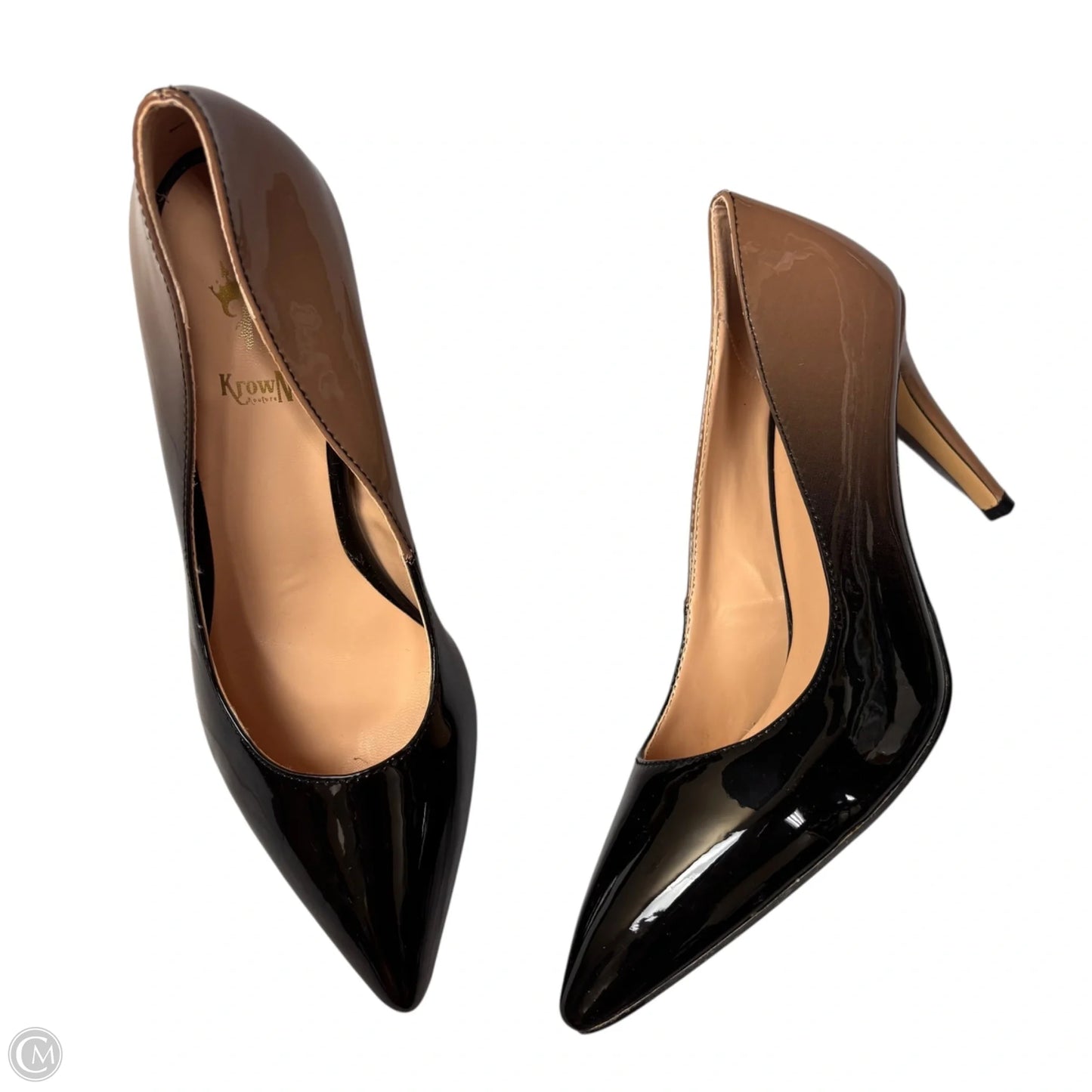 Shoes Heels Stiletto By Krown Kouture In Ombre Print, Size: 7.5