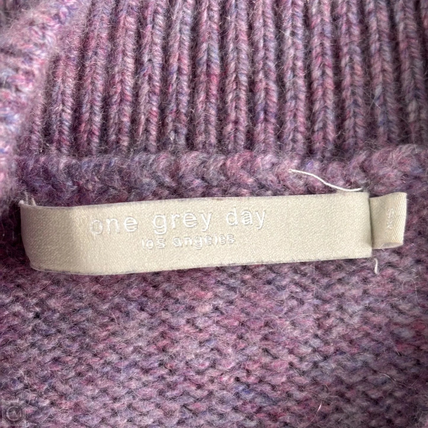 Sweater By One Grey Day In Purple, Size: Xs