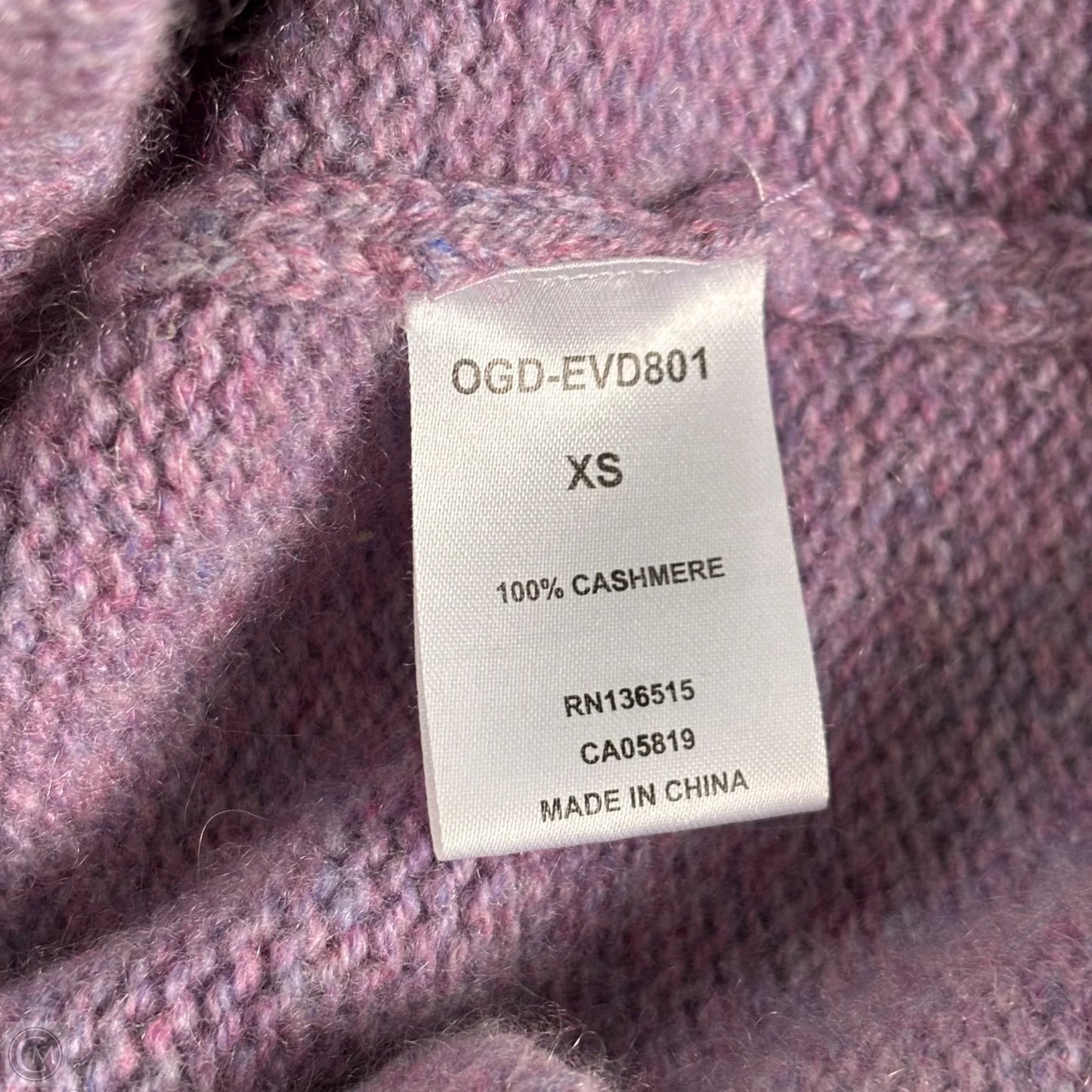 Sweater By One Grey Day In Purple, Size: Xs
