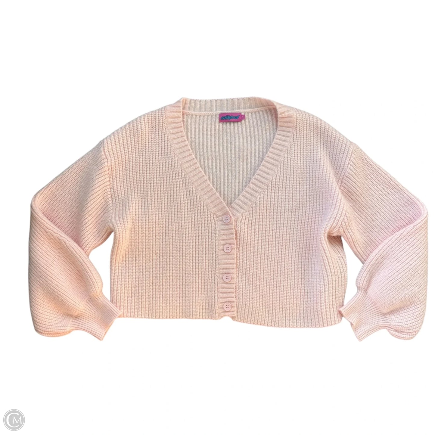Sweater Cardigan By Edikted In Pink, Size: S