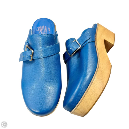 Shoes Flats By Charlotte Stone In Blue, Size: 9