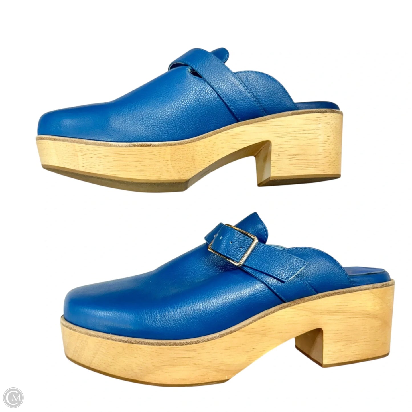 Shoes Flats By Charlotte Stone In Blue, Size: 9