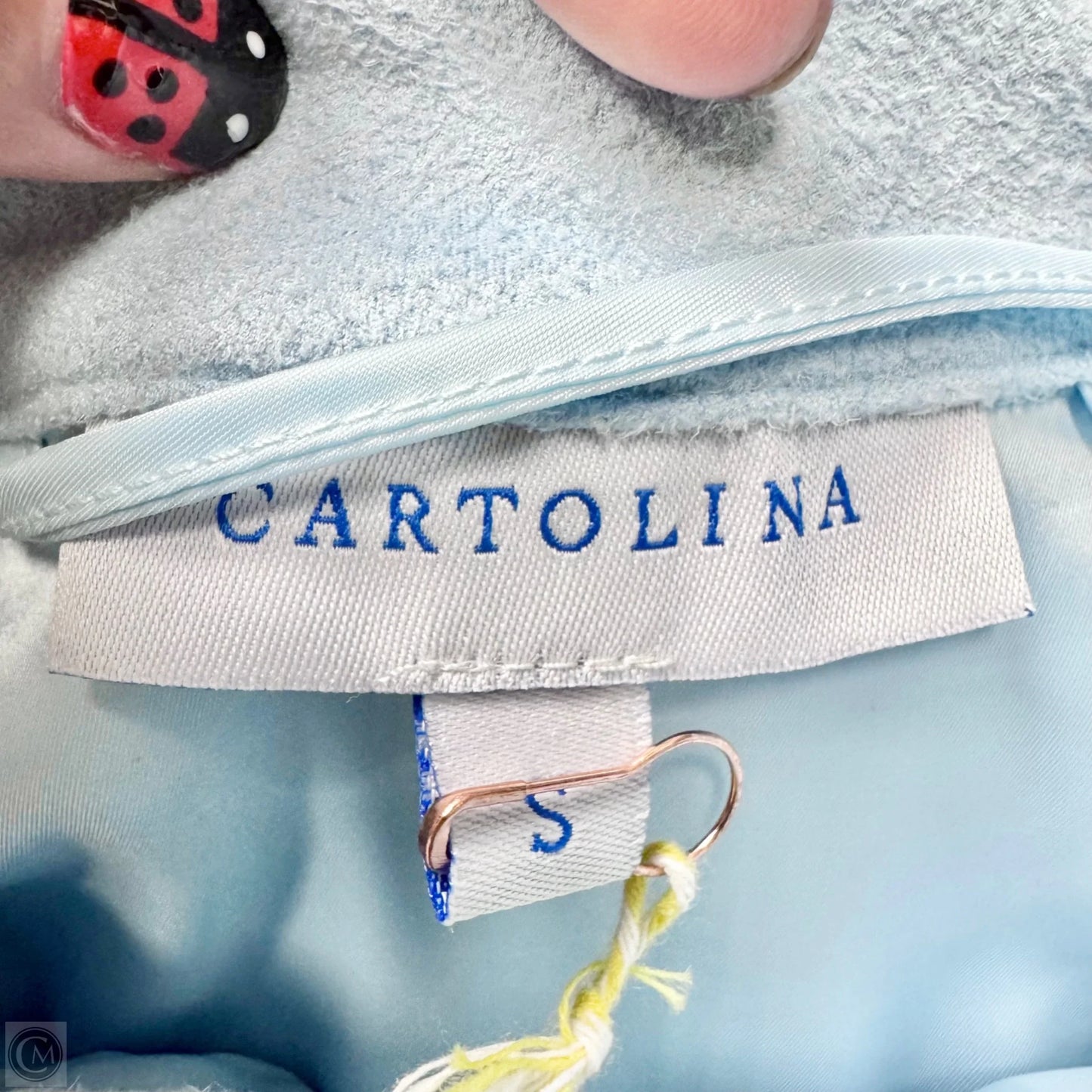 Dress Casual Short By Cartolina In Blue, Size: S