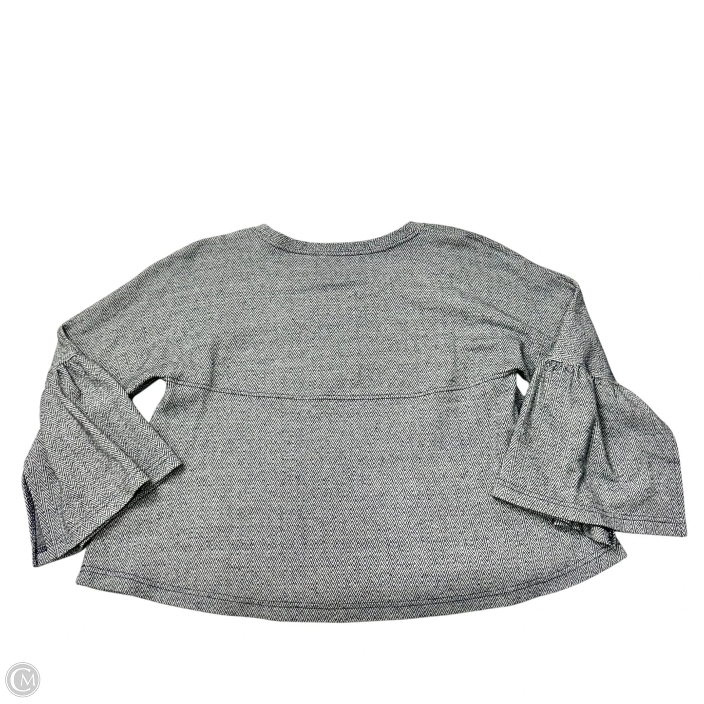 Top 3/4 Sleeve Designer By See By Chloe In Chevron Pattern, Size: M