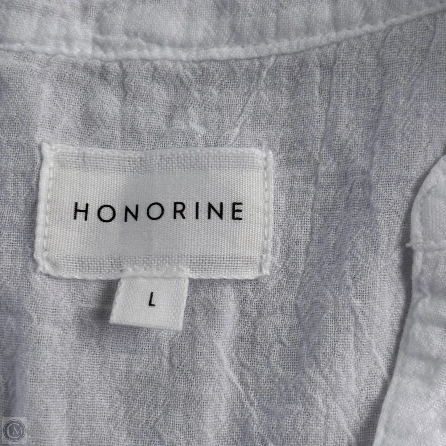 Top Sleeveless By Honorine In White, Size: L