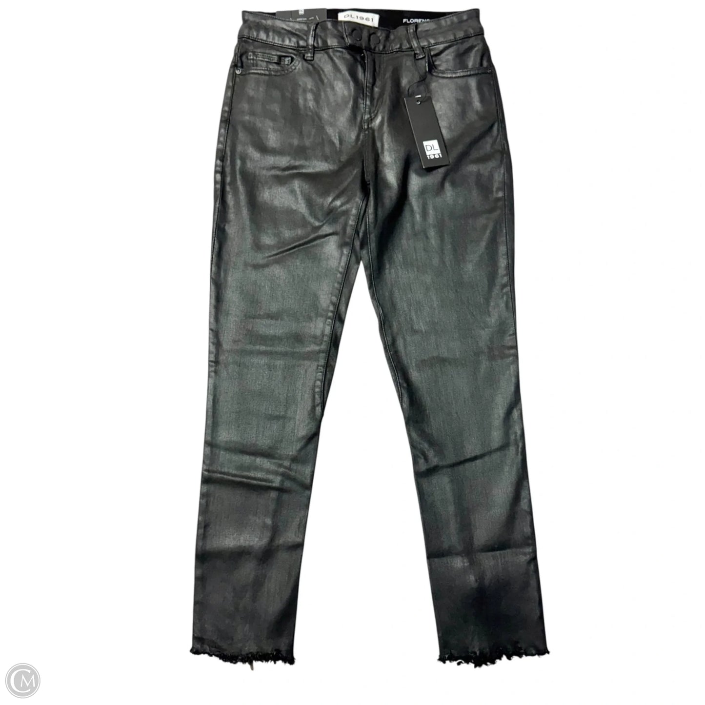 Jeans Cropped By Dl1961 In Black Denim, Size: 6