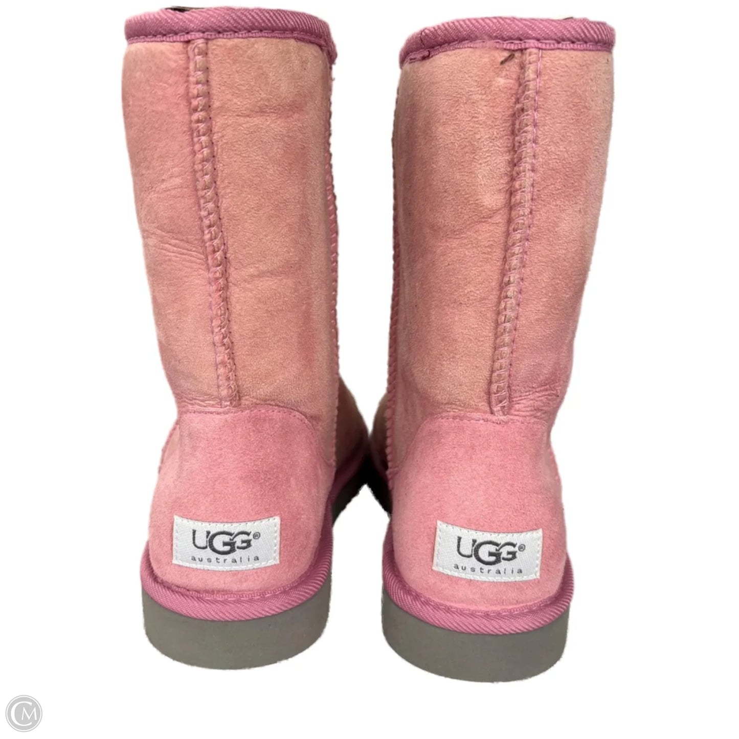 Boots Designer By Ugg In Pink, Size: 8