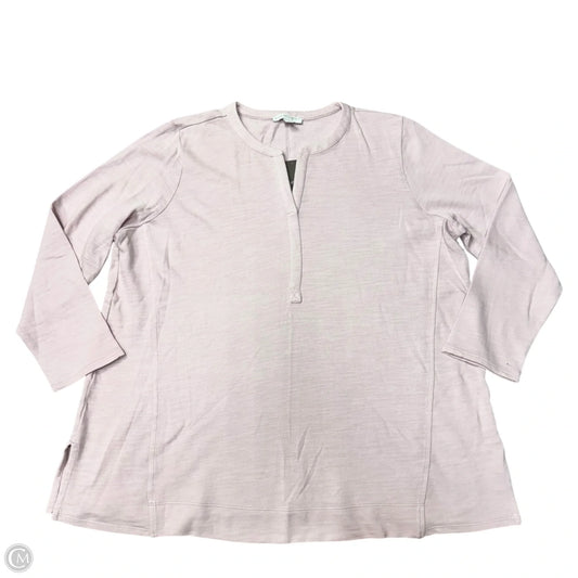 Top Long Sleeve By Pure Jill In Pink, Size: Xl