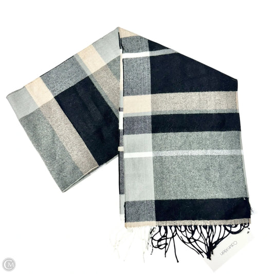 Scarf Winter By Calvin Klein In Plaid Pattern