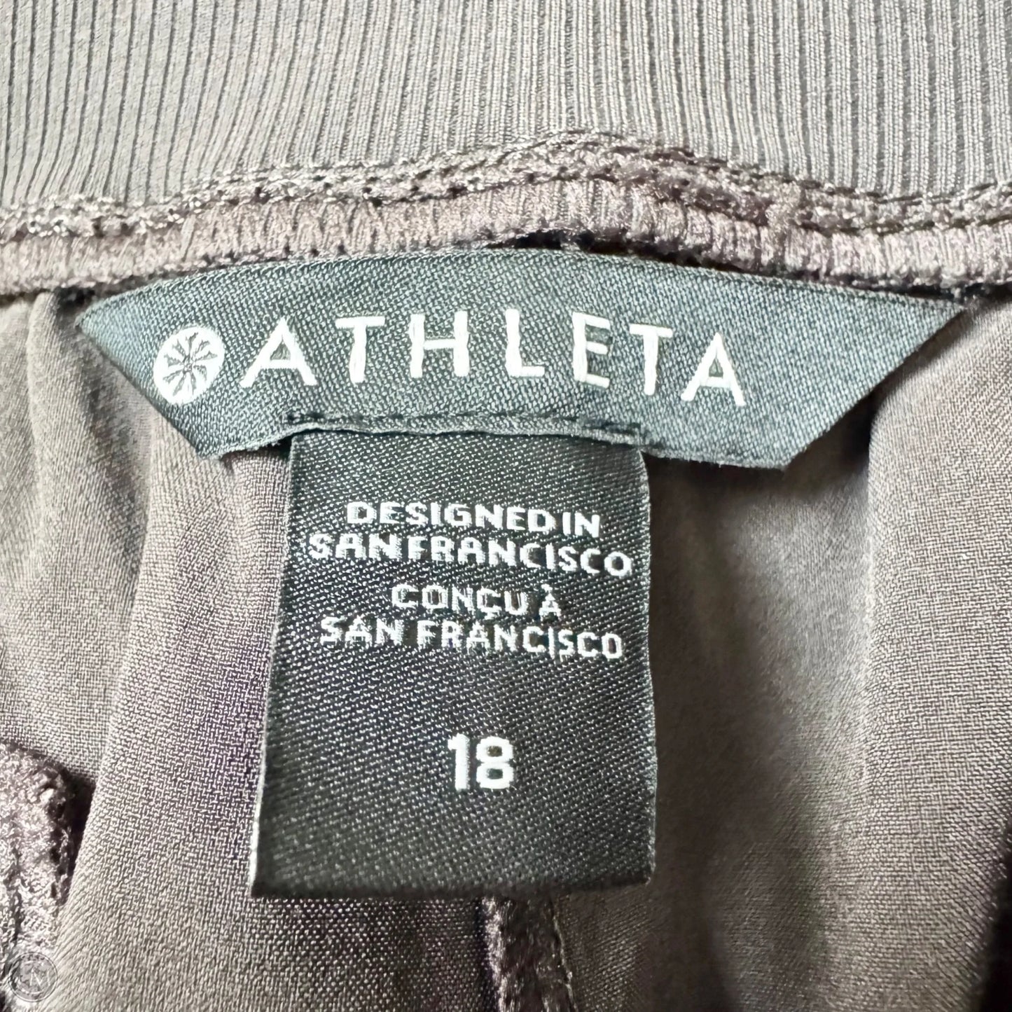 Athletic Pants By Athleta In Brown, Size: 1x