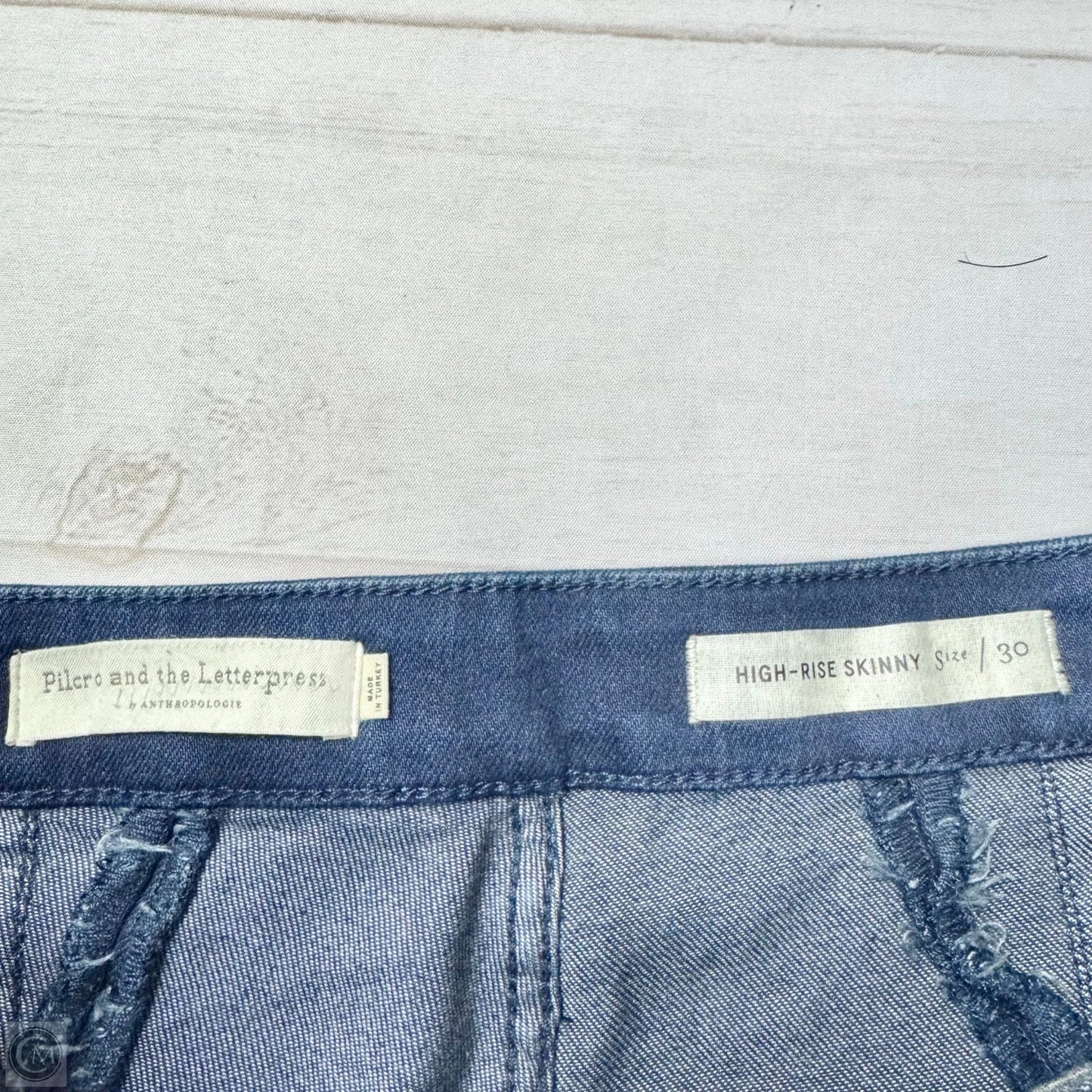 Jeans Skinny By Pilcro In Blue Denim, Size: 10