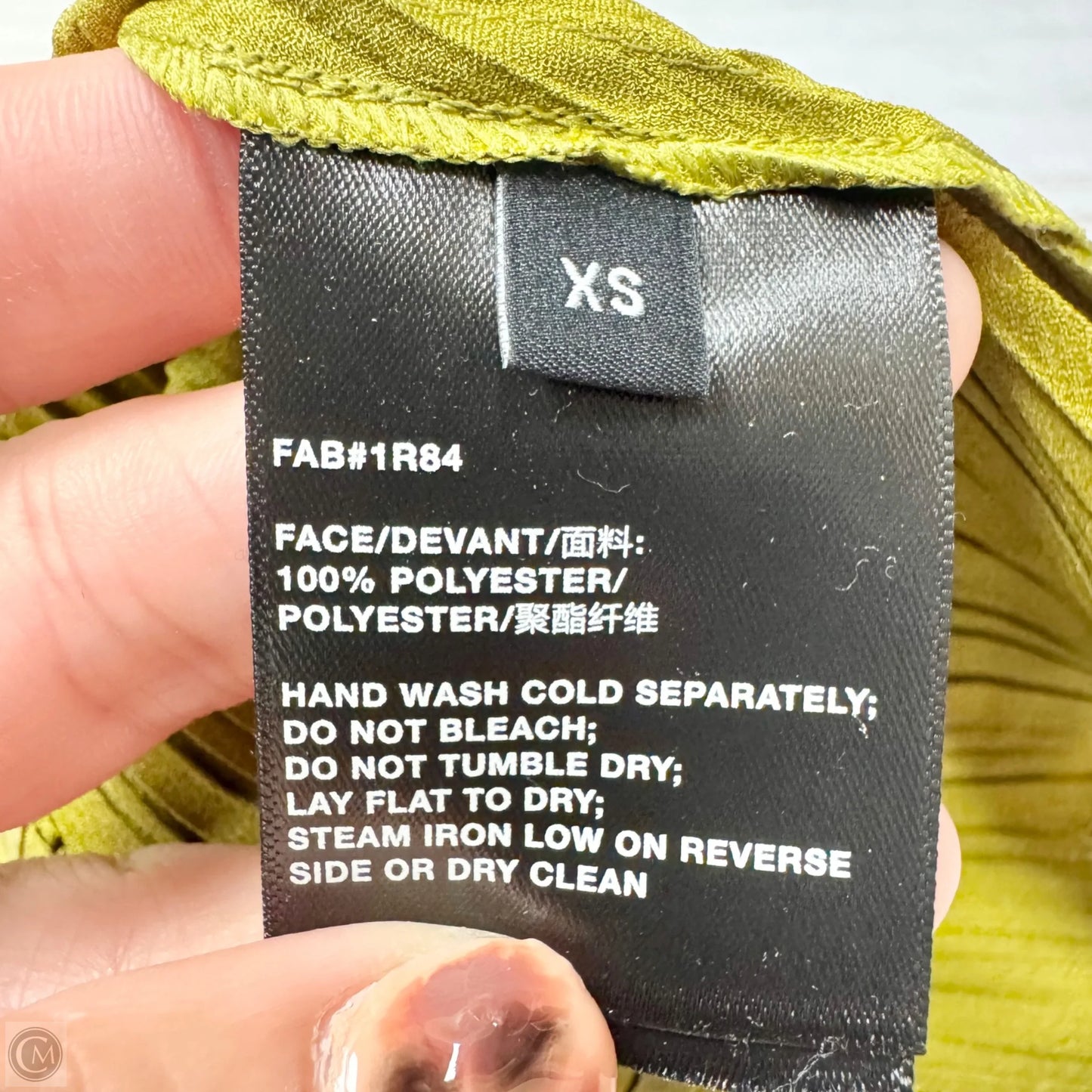 Top 3/4 Sleeve Designer By Lafayette 148 In Green, Size: Xs