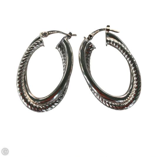 Earrings Sterling Silver Hoop
