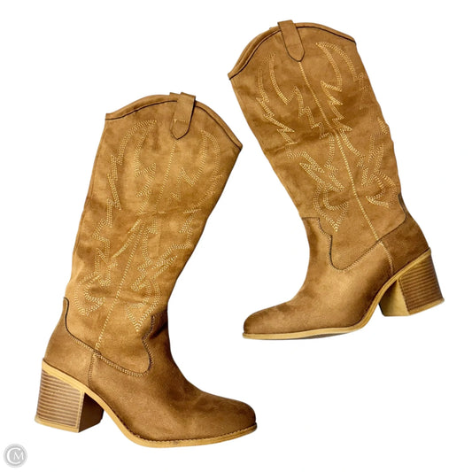 Boots Western By Dirty Laundry In Brown, Size: 9.5