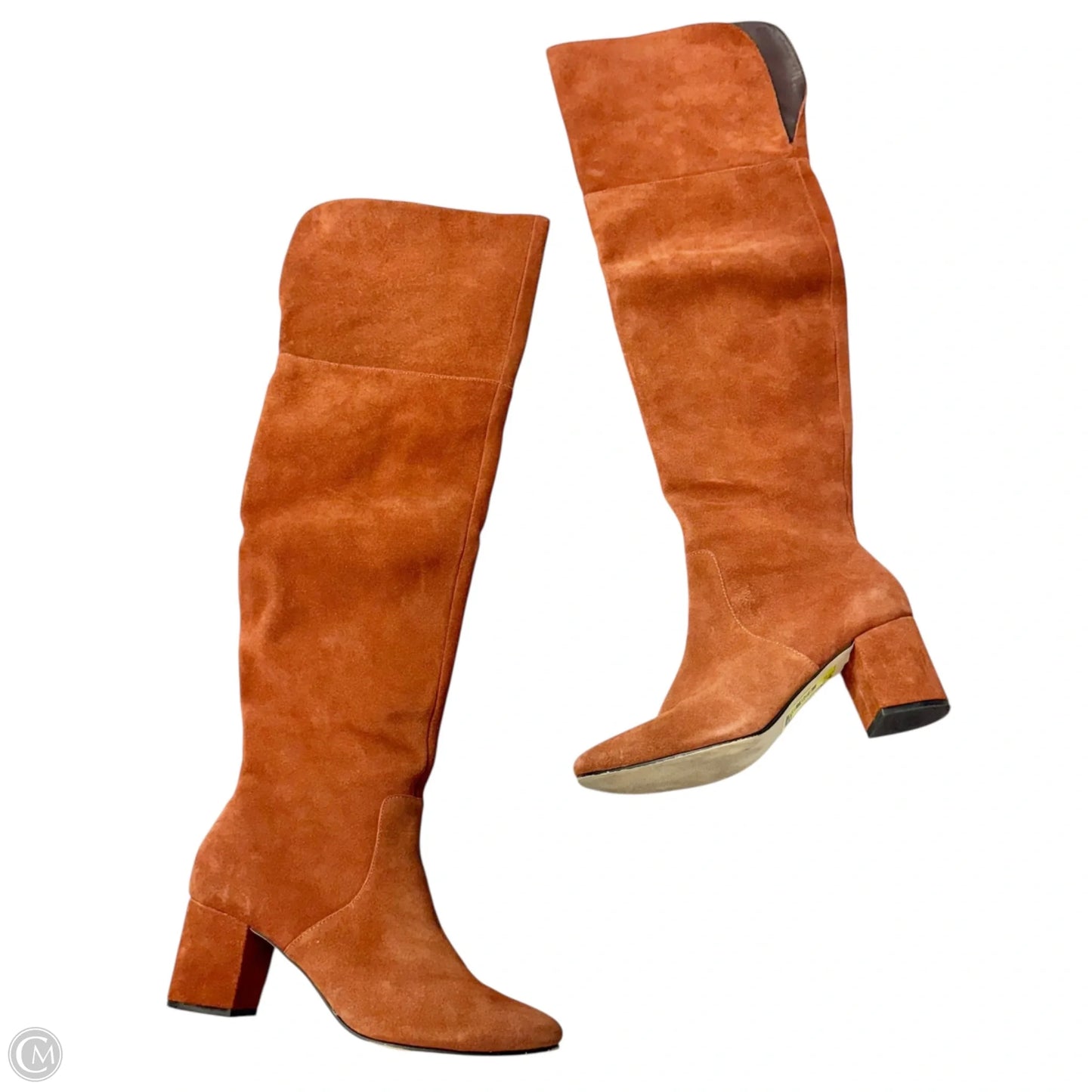 Boots Leather By Sole Society In Brown, Size: 10
