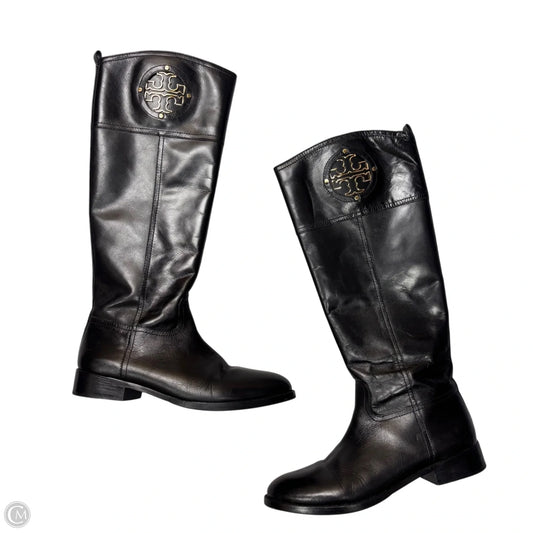 Boots Designer By Tory Burch In Black, Size: 9.5