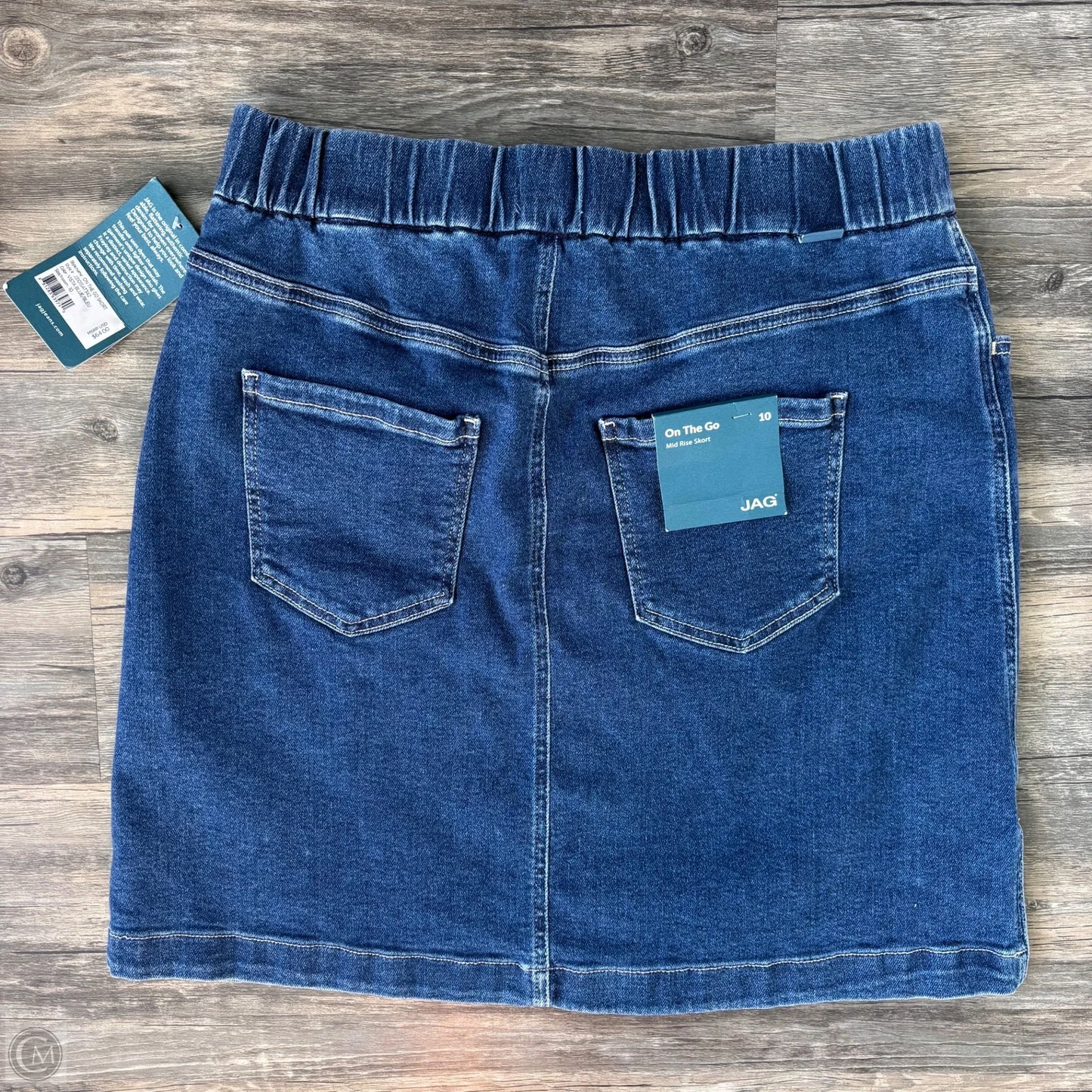 Skort By Jag In Blue Denim, Size: 10