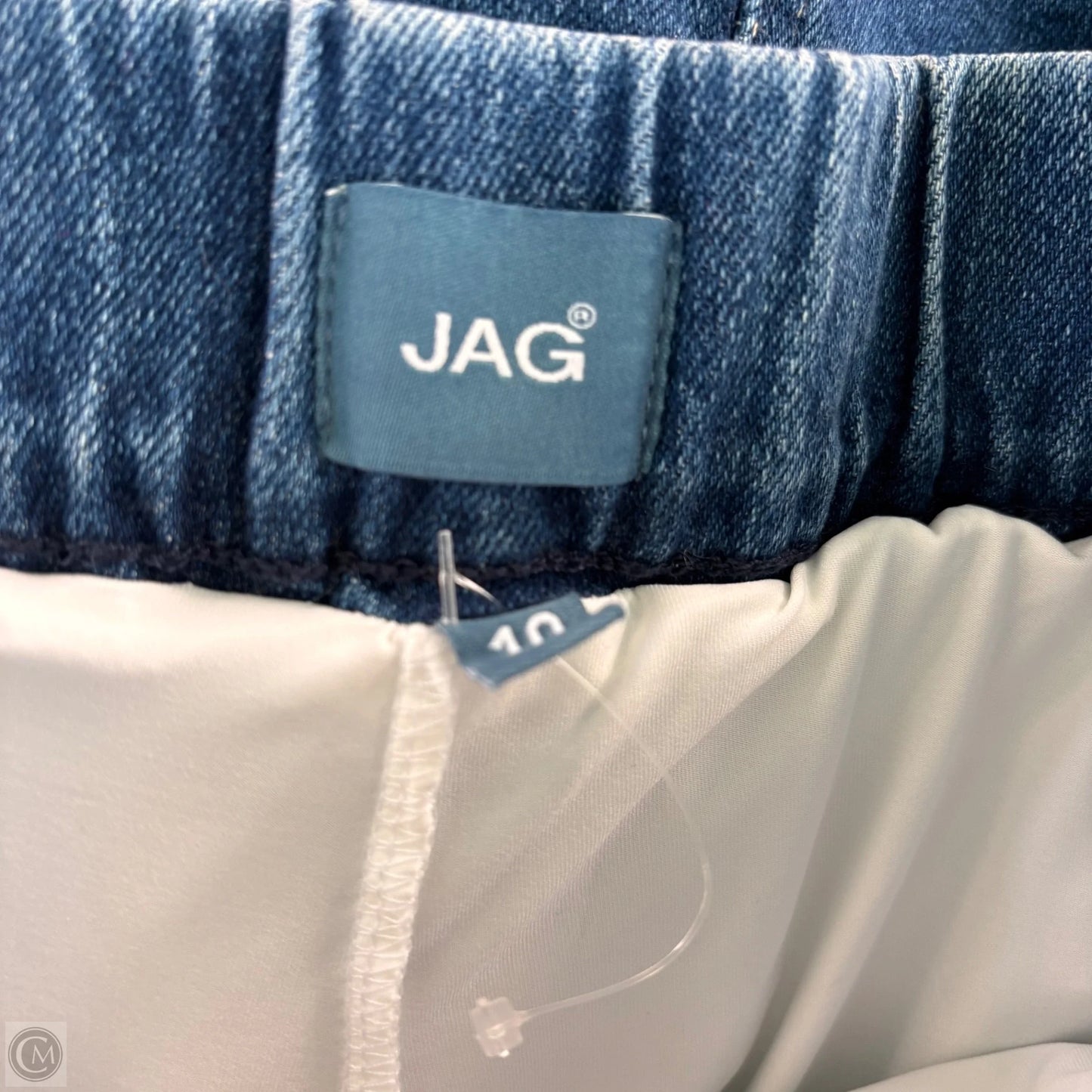 Skort By Jag In Blue Denim, Size: 10