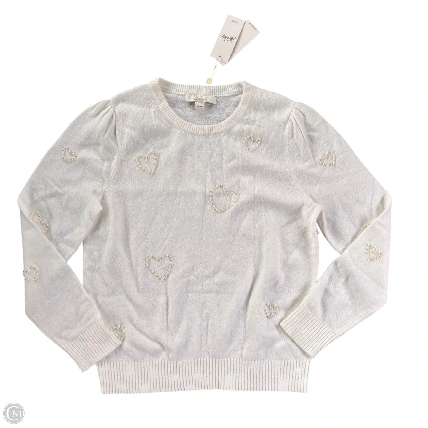 Sweater Designer By Lilly Pulitzer In White, Size: Xl