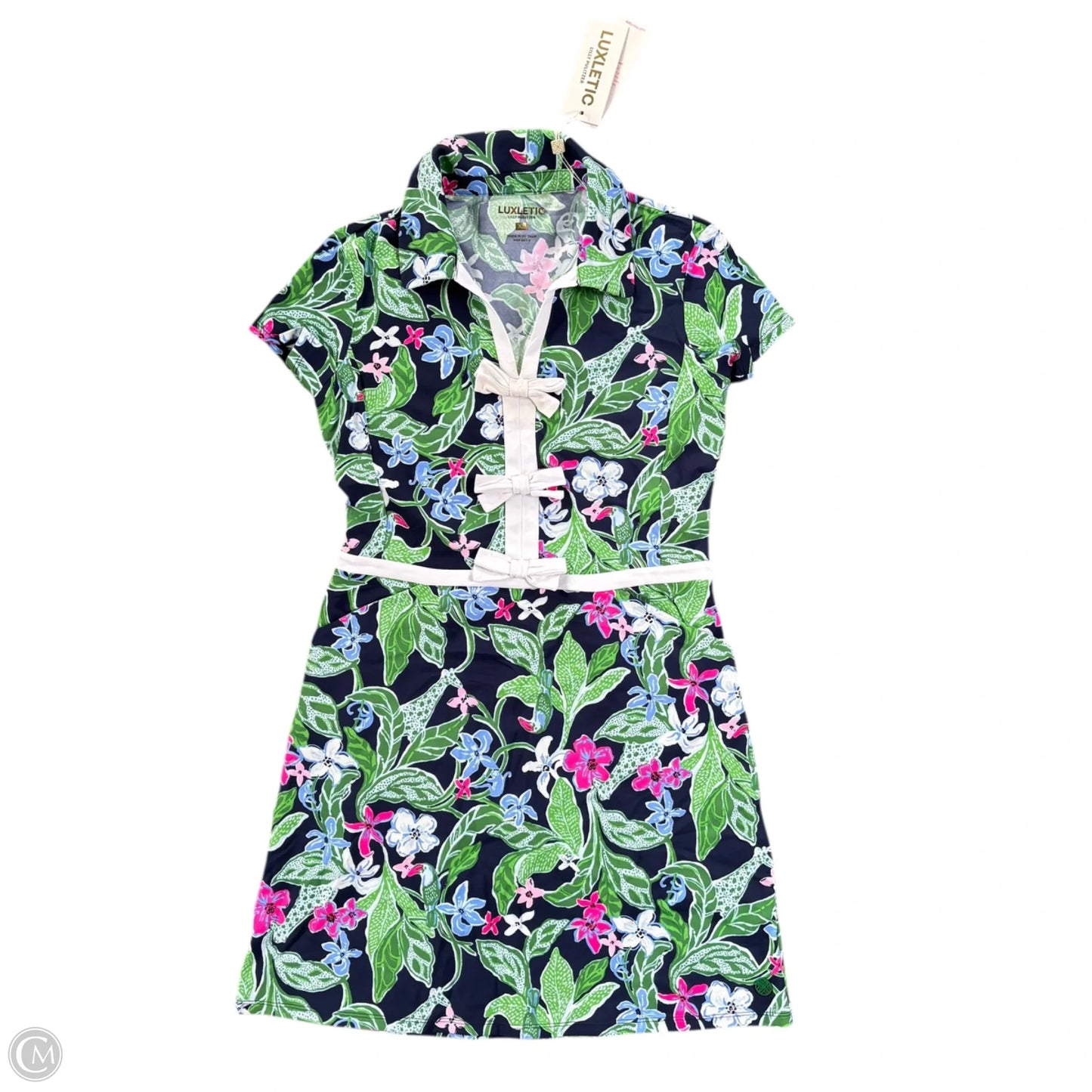 Dress Designer By Lilly Pulitzer In Floral Print, Size: Xs