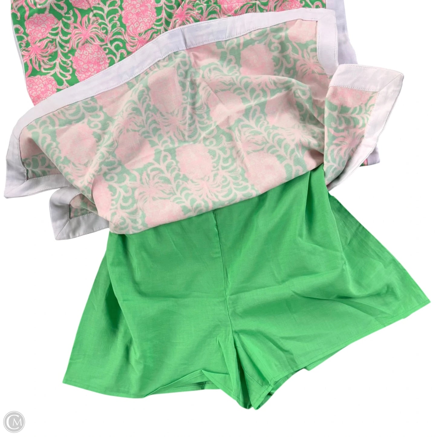 Dress Designer By Lilly Pulitzer In Green & Pink, Size: S