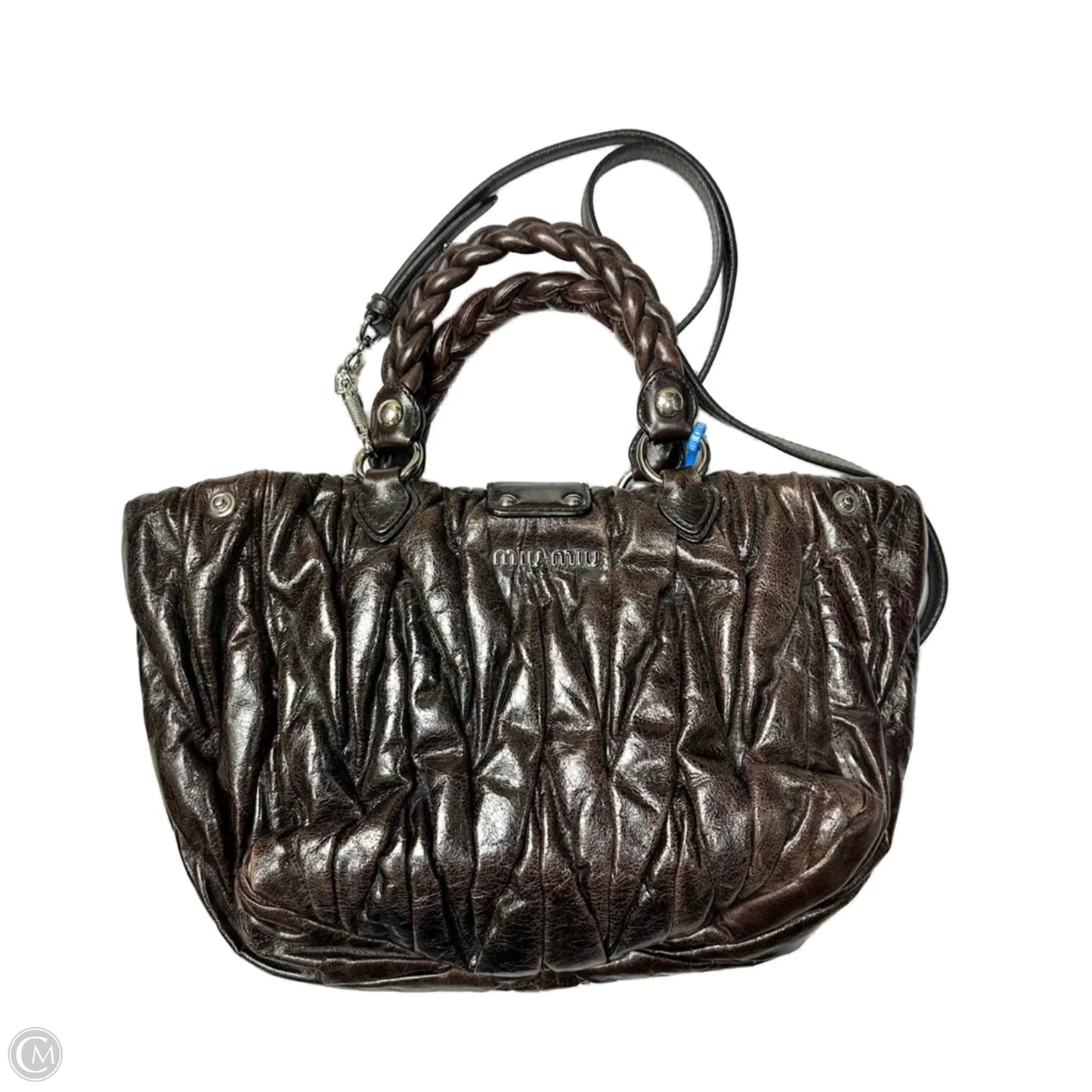 Handbag Luxury Designer By Miu Miu, Size: Medium