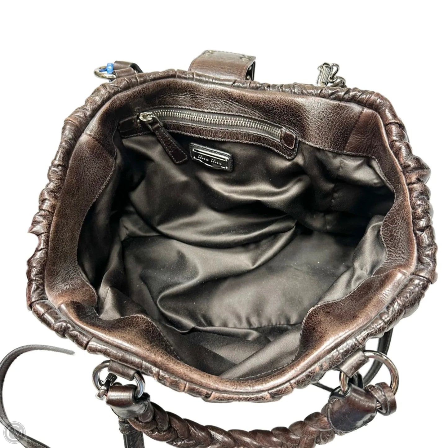 Handbag Luxury Designer By Miu Miu, Size: Medium