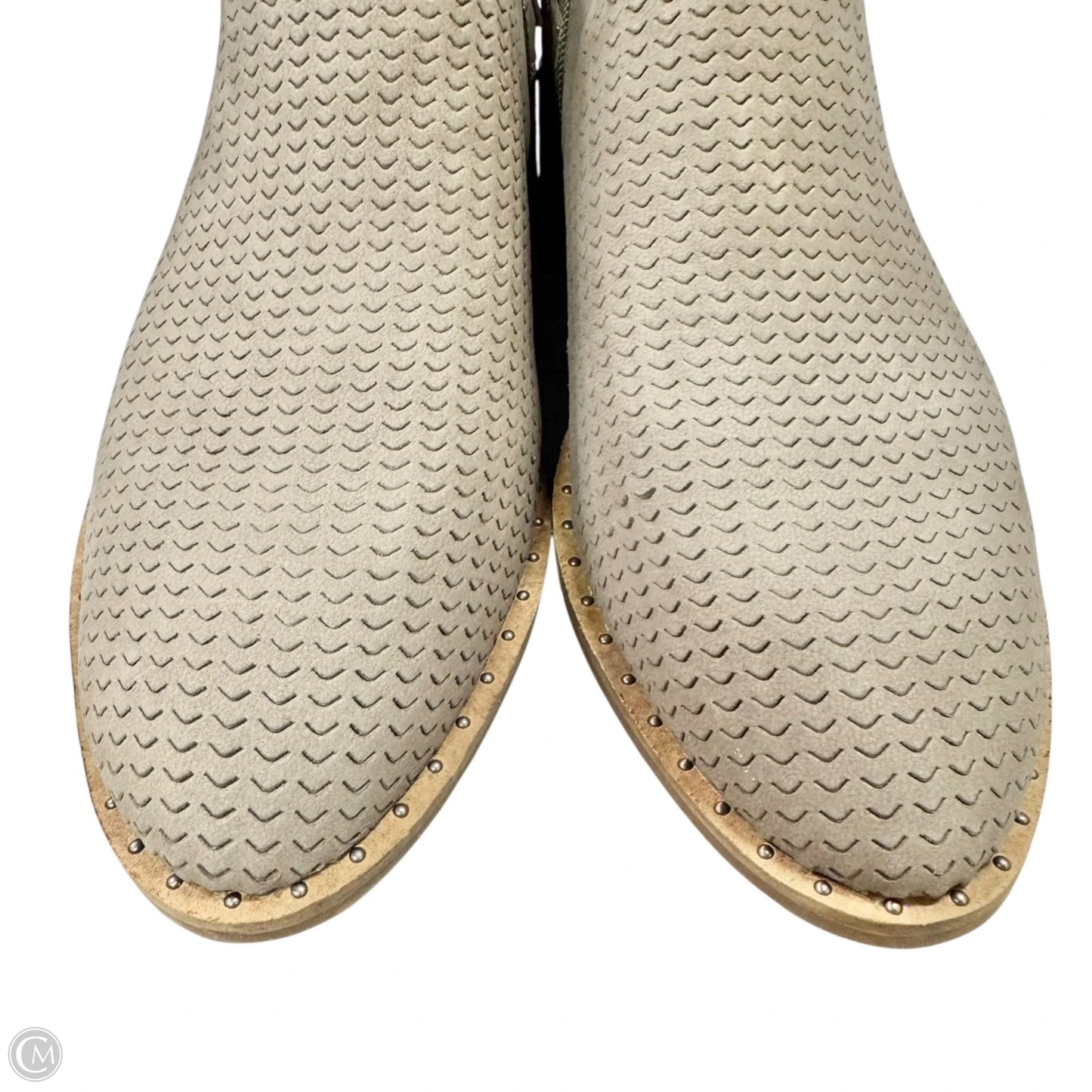 Boots Leather By Lucky Brand In Grey, Size: 10