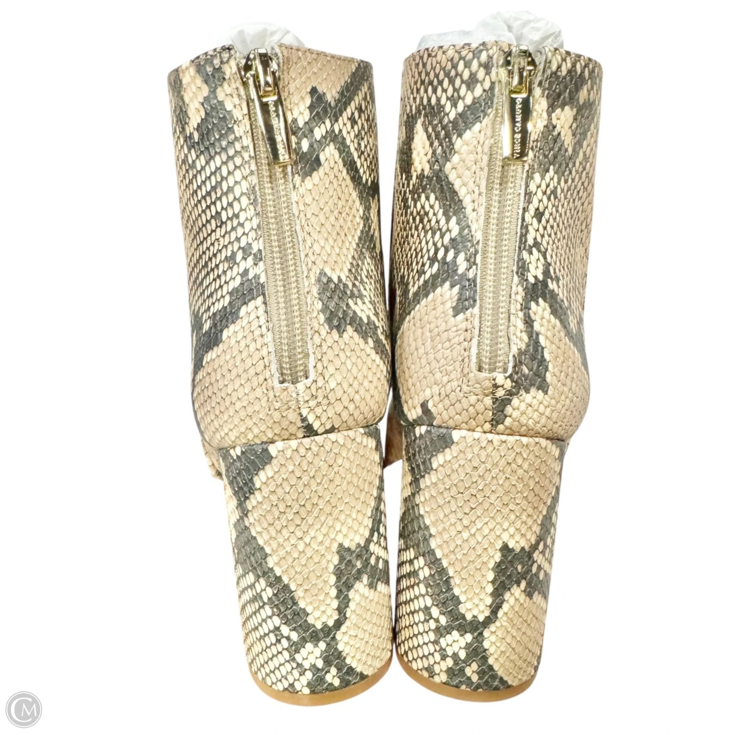 Boots Leather By Vince Camuto In Snakeskin Print, Size: 10