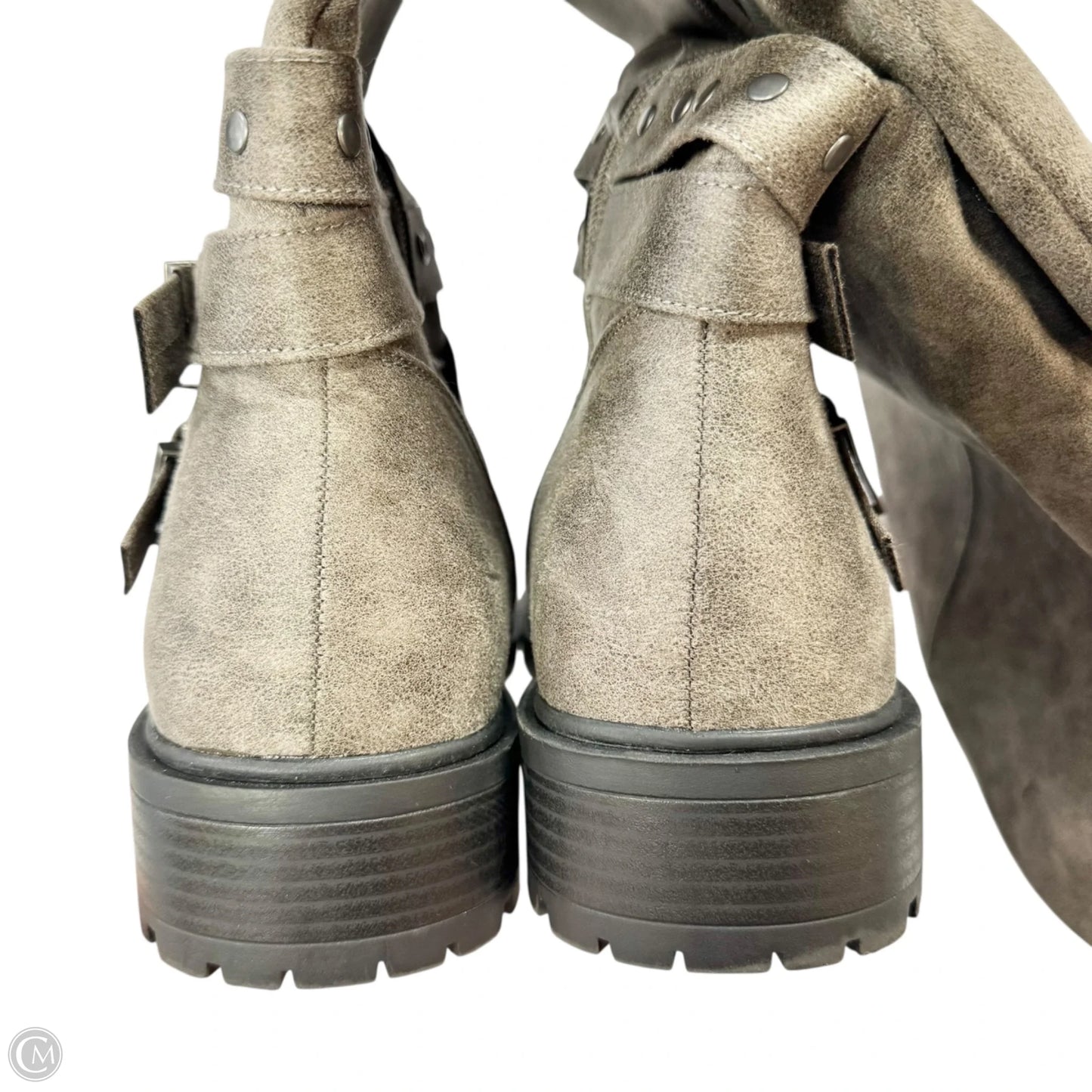 Boots Knee Flats By Torrid In Grey, Size: 10.5