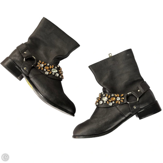 Boots Leather By June by June In Black, Size: 10