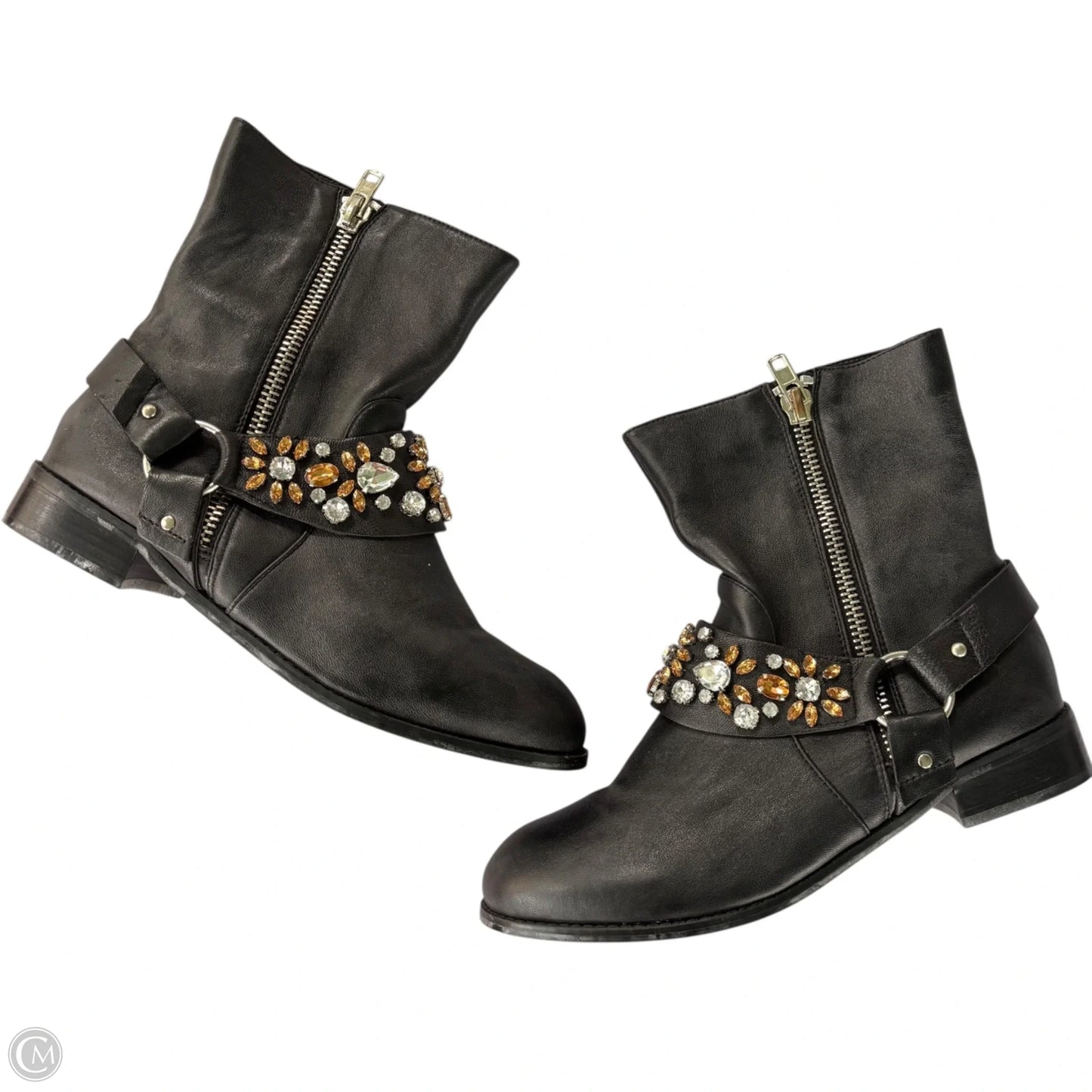 Boots Leather By June by June Ambrose In Black, Size: 10