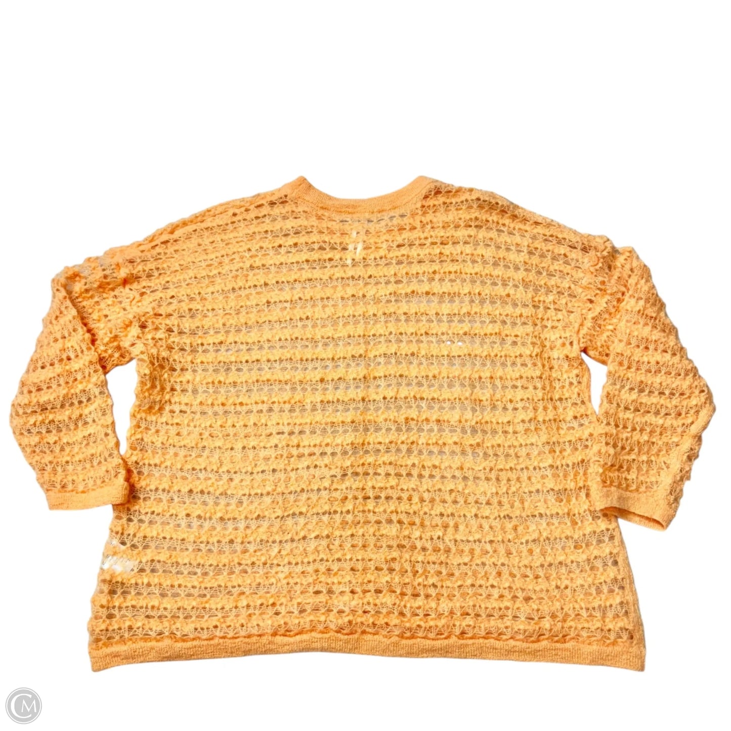 Sweater By Anthropologie In Orange, Size: M