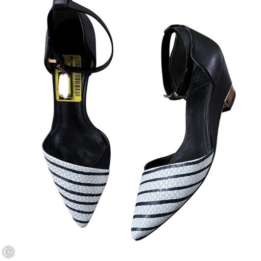 Shoes Designer By Tory Burch In Striped Pattern, Size: 7