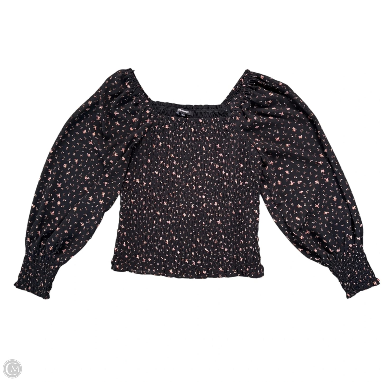 Top Long Sleeve By Madewell In Floral Print, Size: S